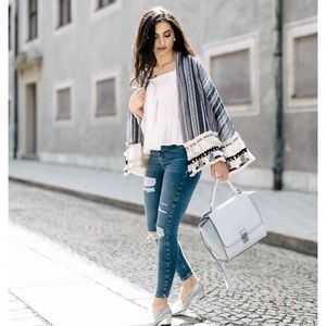 Zara Premium Tassel Kimono